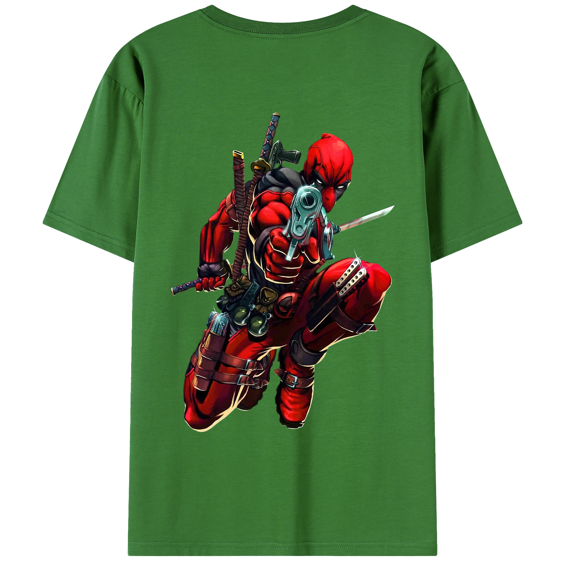 （画像用） Deadpool デッドプール レディース半袖Tシャツ(バックプリント)
